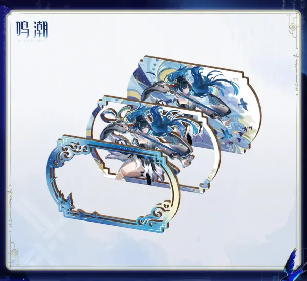 Wuthering Waves Mengzhou's Silhouette 3D Card 명조 몽주의 색채 테마 입체 카드