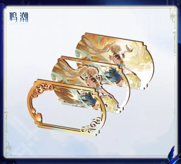 Wuthering Waves Mengzhou's Silhouette 3D Card 명조 몽주의 색채 테마 입체 카드