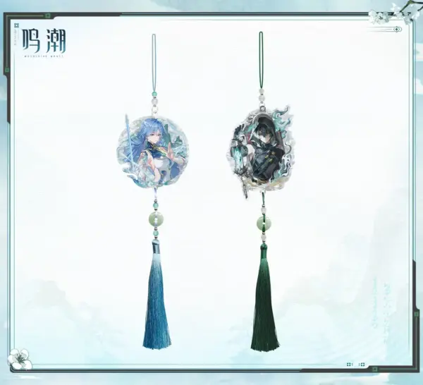 Wuthering Waves Mengzhou's Silhouette Acrylic Keychain 명조 몽주의 색채 테마 아크릴 키링