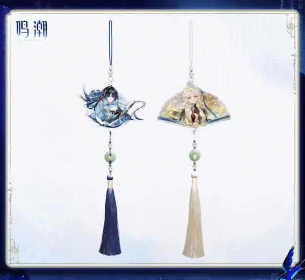 Wuthering Waves Mengzhou's Silhouette Acrylic Keychain 명조 몽주의 색채 테마 아크릴 키링