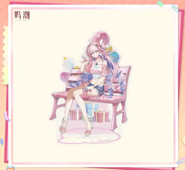 Wuthering Waves Pastel Wishes Acrylic Standee 명조 파스텔 위시 테마 아크릴 스탠드