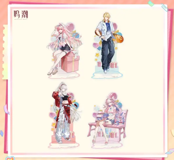 Wuthering Waves Pastel Wishes Acrylic Standee 명조 파스텔 위시 테마 아크릴 스탠드