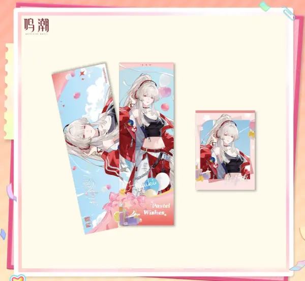 Wuthering Waves Pastel Wishes Laser Ticket Set 명조 파스텔 위시 테마 레이저 티켓 세트