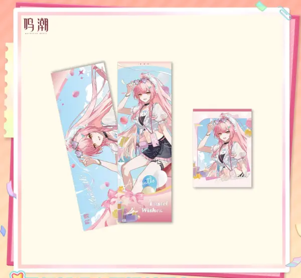 Wuthering Waves Pastel Wishes Laser Ticket Set 명조 파스텔 위시 테마 레이저 티켓 세트