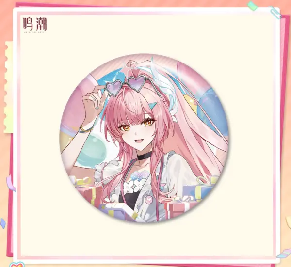 Wuthering Waves Pastel Wishes Tin Badge 명조 파스텔 위시 테마 캔뱃지
