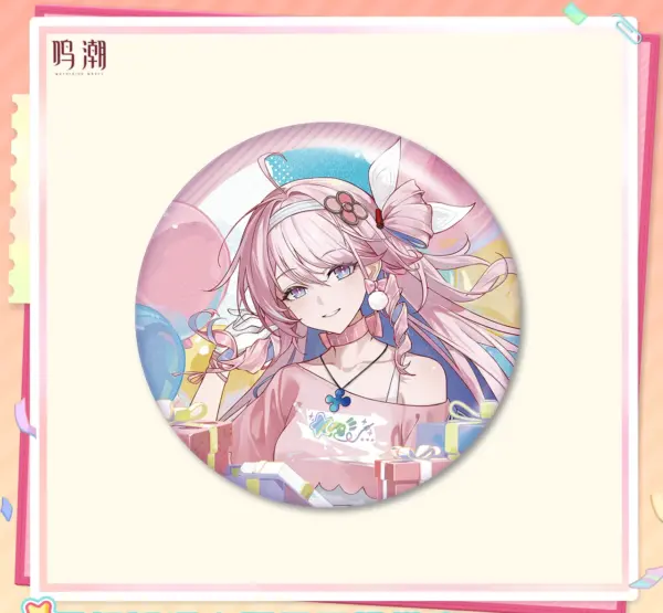 Wuthering Waves Pastel Wishes Tin Badge 명조 파스텔 위시 테마 캔뱃지