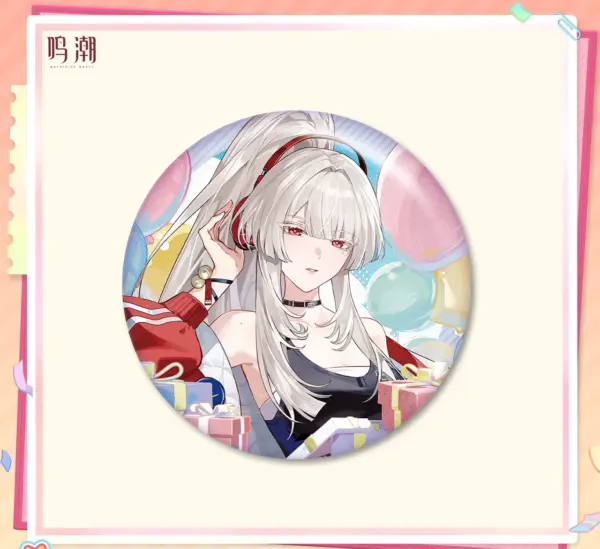 Wuthering Waves Pastel Wishes Tin Badge 명조 파스텔 위시 테마 캔뱃지