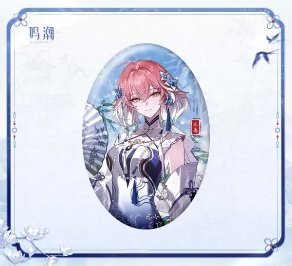 Wuthering Waves Porcelain Radiance Tin Badge 명조 난영자화 시리즈 캔뱃지