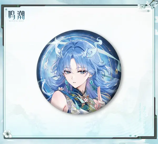 Wuthering Waves Resonator Profile Reflective Badge 명조 현방만상 시리즈 캔뱃지