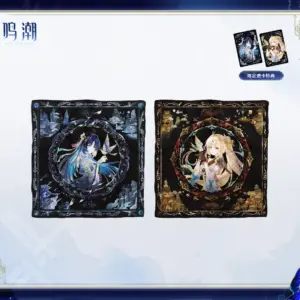 Wuthering Waves Resonator Reversible Silk Scarf 명조 공명자 테마 양면 사각 손수건