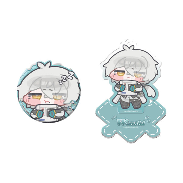 punishing-gray-raven-chubby-cheeks-squishy-badge-acrylic-charm-set (2) 퍼니싱 그레이 레이븐 빵빵볼 테마 스퀴시 캔뱃지 아크릴 키링 세트