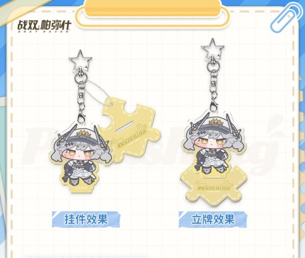 punishing-gray-raven-chubby-cheeks-squishy-badge-acrylic-charm-set (2) 퍼니싱 그레이 레이븐 빵빵볼 테마 스퀴시 캔뱃지 아크릴 키링 세트