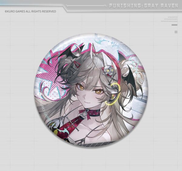 punishing-gray-raven-coating-reflective-badge (3) 【재고 상품】퍼니싱: 그레이 레이븐 코팅 테마 더블 글리터 캔뱃지