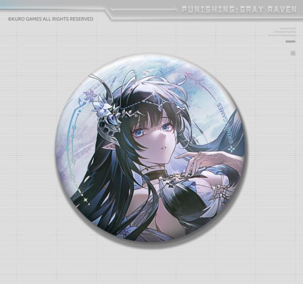 punishing-gray-raven-coating-reflective-badge (5) 【재고 상품】퍼니싱: 그레이 레이븐 코팅 테마 더블 글리터 캔뱃지