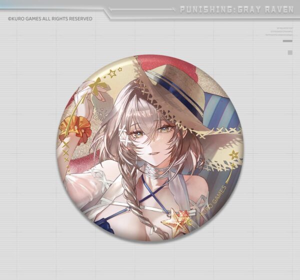 punishing-gray-raven-coating-reflective-badge (7) 【재고 상품】퍼니싱: 그레이 레이븐 코팅 테마 더블 글리터 캔뱃지