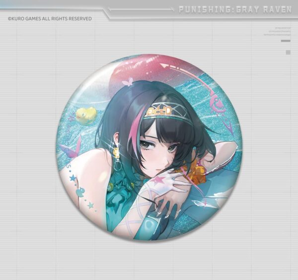 punishing-gray-raven-coating-reflective-badge (9) 【재고 상품】퍼니싱: 그레이 레이븐 코팅 테마 더블 글리터 캔뱃지