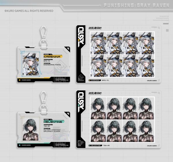punishing-gray-raven-frame-card-holder-charm-set (1) 퍼니싱: 그레이 레이븐 기체 테마 사원증 키링 세트
