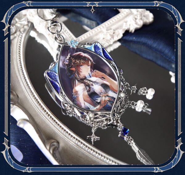 punishing-gray-raven-selena-shimmering-tide-dreamcatcher-metal-charm (2) 퍼니싱: 그레이 레이븐 세레나 물빛의 잔영 테마 드림캐처 모양 금속 장식세레나·희성 | 물빛의 잔영