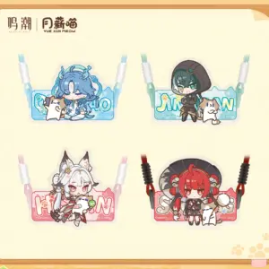 명조×YUE XIN MEOW 공명 일상 테마 아크릴 휴대폰 그립